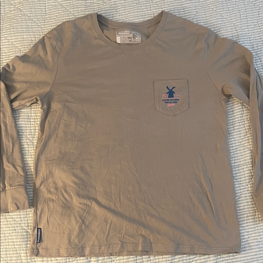 Dutch Bros Long Sleeve Tee with Pocket